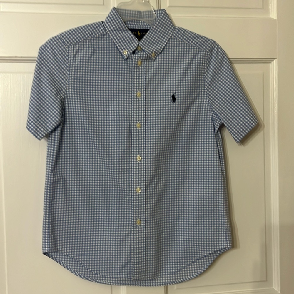 Boys Ralph Lauren Button Down Short Sleeve